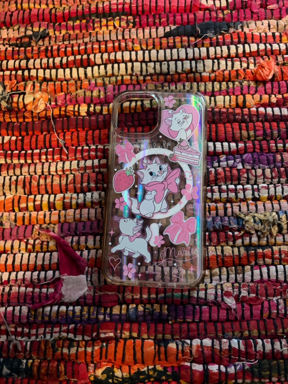 Clear and Pink iPhone Case - Marie Design
